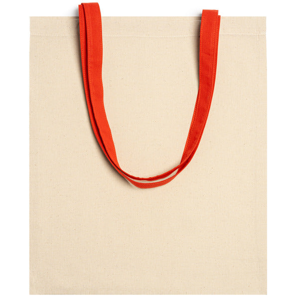 Stamina Veneto cotton tote bag in red, ready for logo printing