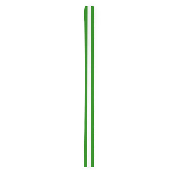 Stamina Tremal polyester hat band in white/fern green, ready for logo printing