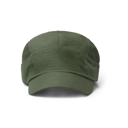 Stamina Azura microfibre cap in dark green, ready for logo printing