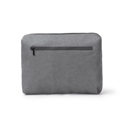 Stamina Ritmon 300D RPET and PVC laptop sleeve in grey, ready for logo printing
