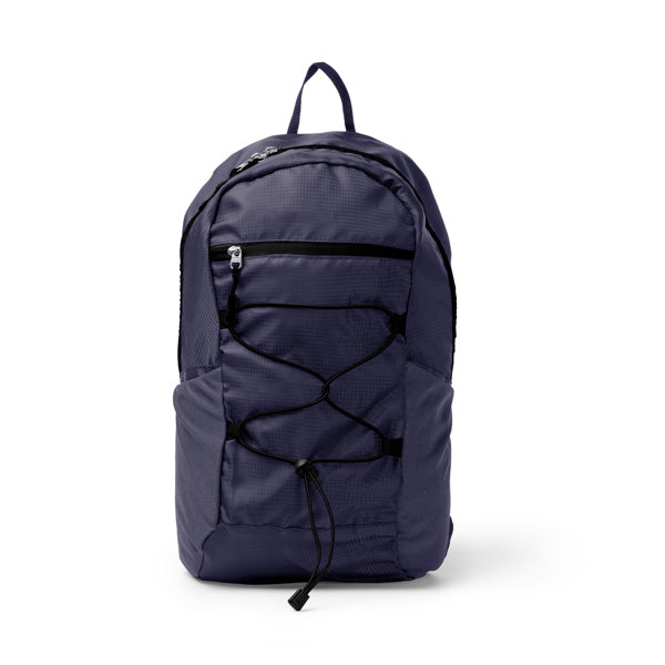 Stamina Capitan 420D RPET backpack in navy blue, ready for logo printing
