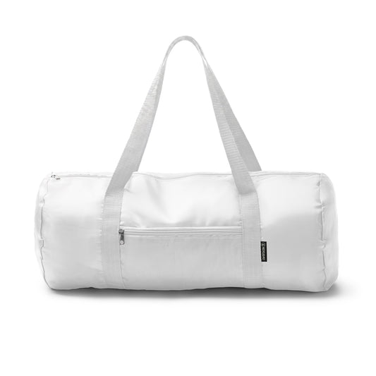 Stamina Manley 290T RPET sports bag in white, ready for logo printing