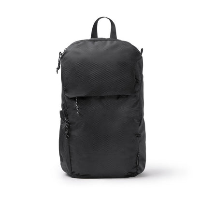 Stamina Traxler RPET backpack in black, ready for logo printing