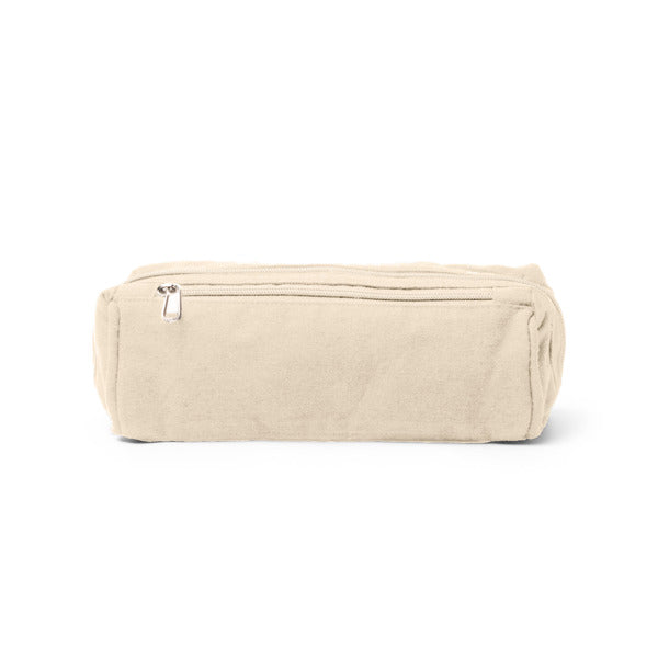 Stamina Biyur recycled cotton toiletry bag in beige, ready for logo printing