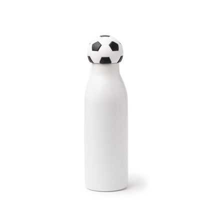 Stamina Fafik stainless steel and PP vacuum flask 550 ml in football, ready for laser engraving