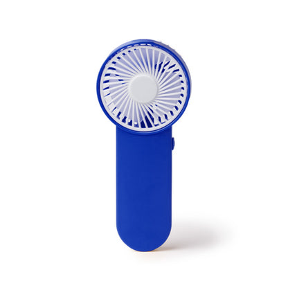 Stamina Pistol aBS hand fan in royal blue, ready for logo printing