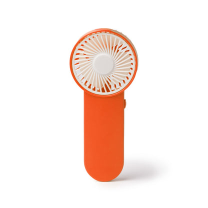 Stamina Pistol aBS hand fan in orange, ready for logo printing