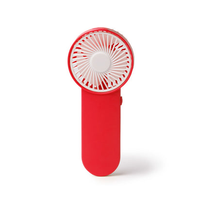 Stamina Pistol aBS hand fan in red, ready for logo printing