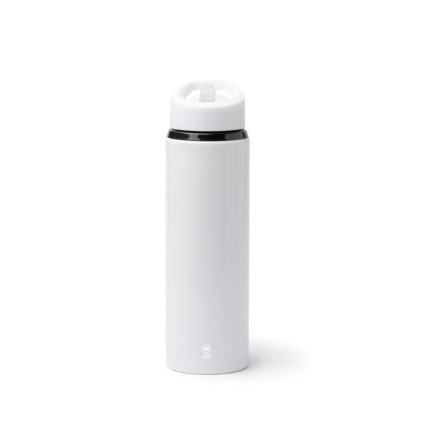 Stamina Tatlon recycled stainless steel bottle 700 ml in white, ready for laser engraving