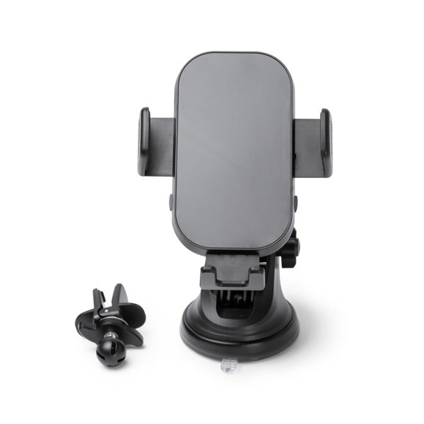 Stamina Yoldix pC wireless charger in black, ready for logo printing