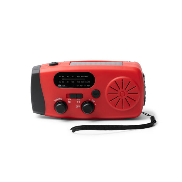 Stamina Nevil aBS Bluetooth speaker in red, ready for logo printing