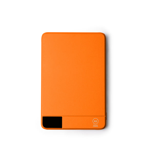 Stamina Promax recycled aluminium and PC power bank 5000 mAh in orange, ready for laser engraving