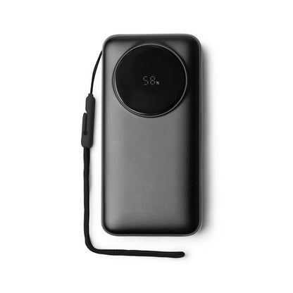 Stamina Peral aBS power bank 20000 mAh in black, ready for logo printing