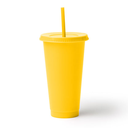 Stamina Baky recycled PP cup 710 ml in yellow, ready for logo printing