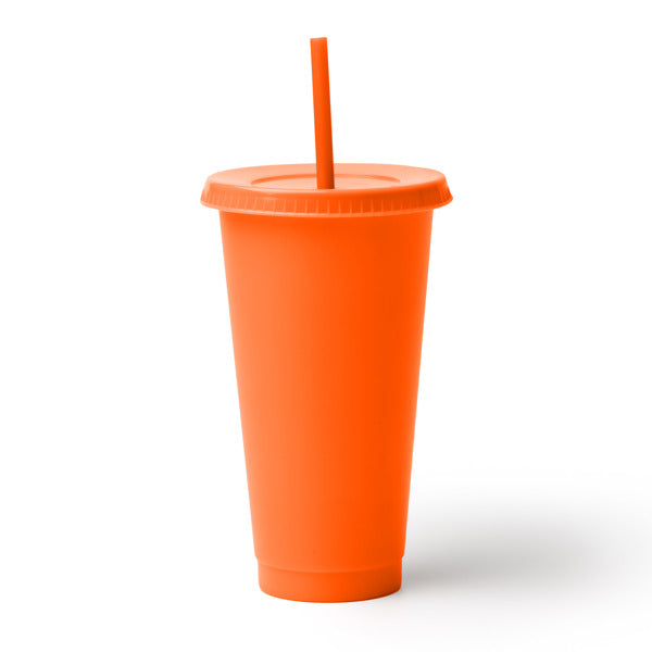 Stamina Baky recycled PP cup 710 ml in orange, ready for logo printing