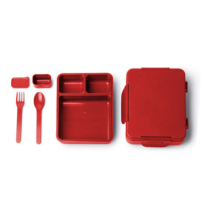 Stamina Comix pP lunch box in red, ready for logo printing