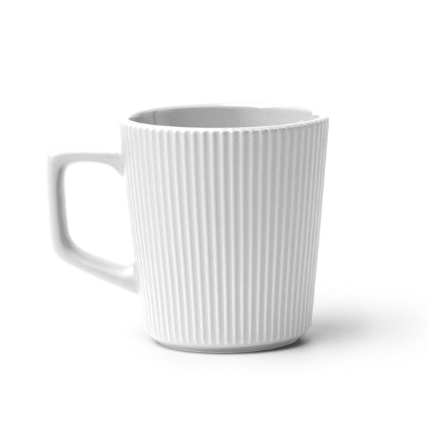 Stamina Buks ceramic mug 320 ml in white, ready for logo printing