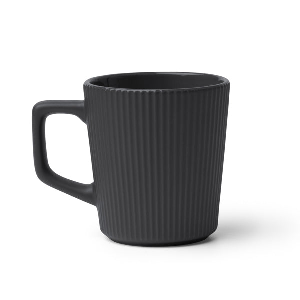 Stamina Buks ceramic mug 320 ml in black, ready for logo printing