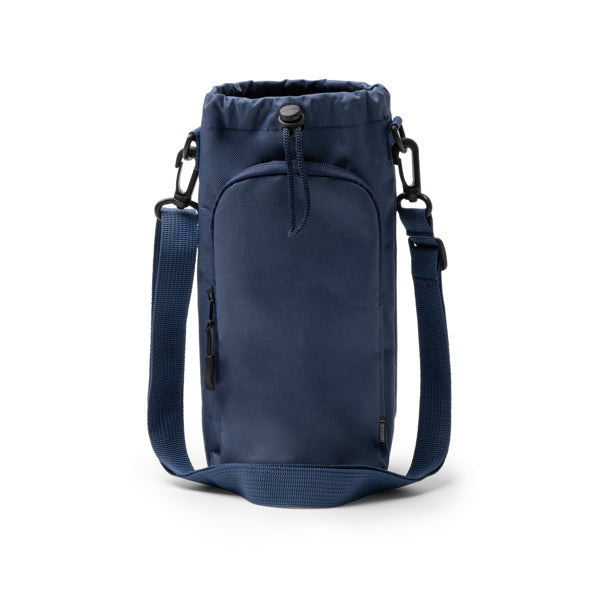 Stamina Tramer 600D RPET shopping bag in navy blue, ready for logo printing