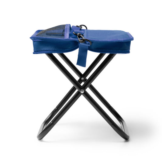 Stamina Troty 600D RPET folding chair in royal blue, ready for logo printing