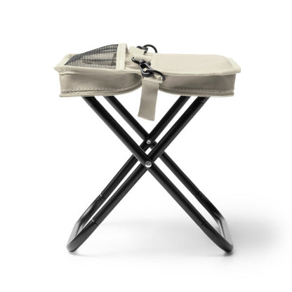 Stamina Troty 600D RPET folding chair in beige, ready for logo printing