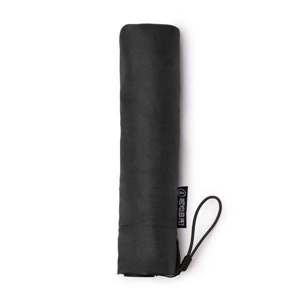 Stamina Graz RPET umbrella in black, ready for logo printing