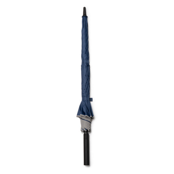 Stamina Linz RPET umbrella in navy blue, ready for logo printing