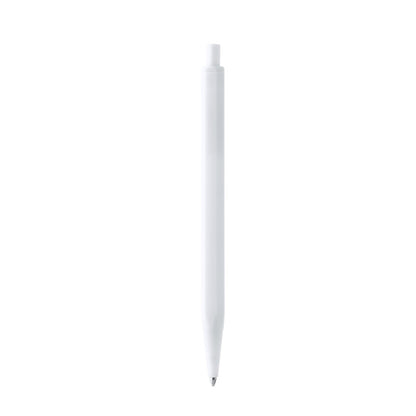 Stamina Tarmak recycled ABS ball pen in white, ready for logo printing