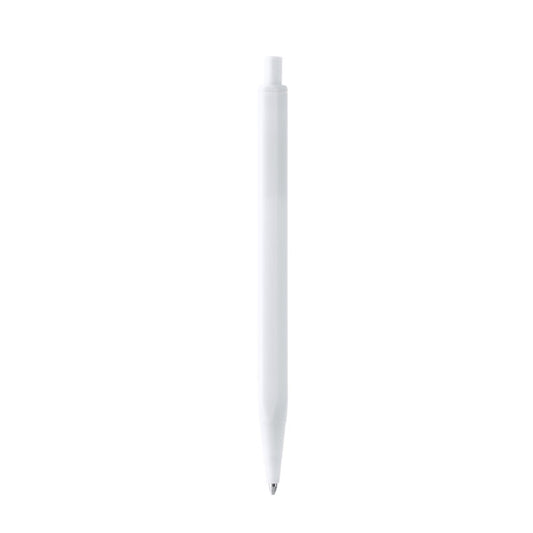 Stamina Tarmak recycled ABS ball pen in white, ready for logo printing