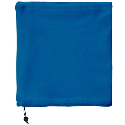 Stamina Nukka polyester fleece neck warmer in royal blue, ready for logo printing