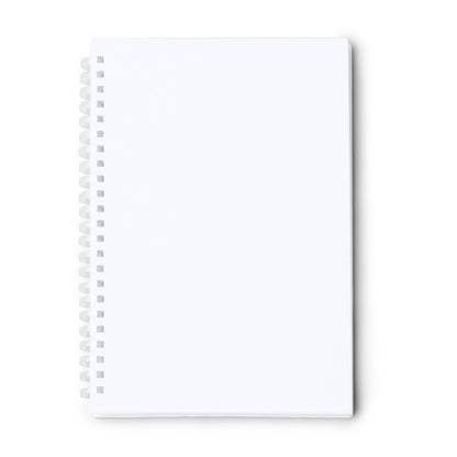 Stamina Mistrol RPET notebook A5 in white, ready for logo printing