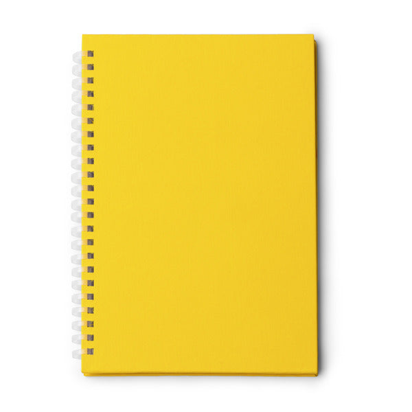 Stamina Mistrol RPET notebook A5 in yellow, ready for logo printing