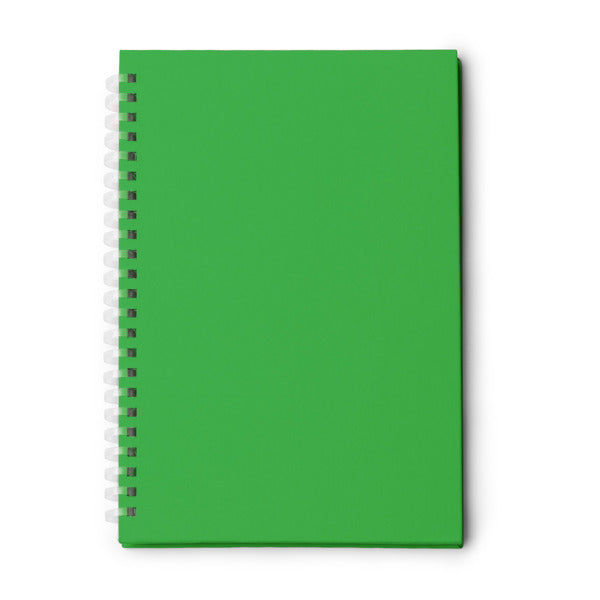 Stamina Mistrol RPET notebook A5 in fern green, ready for logo printing