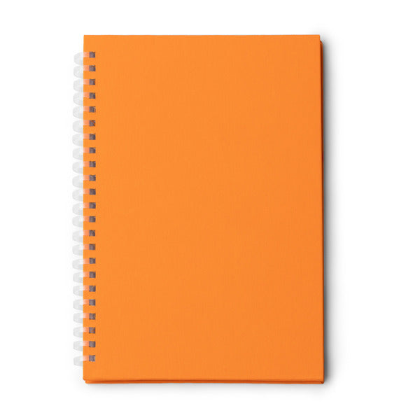 Stamina Mistrol RPET notebook A5 in orange, ready for logo printing