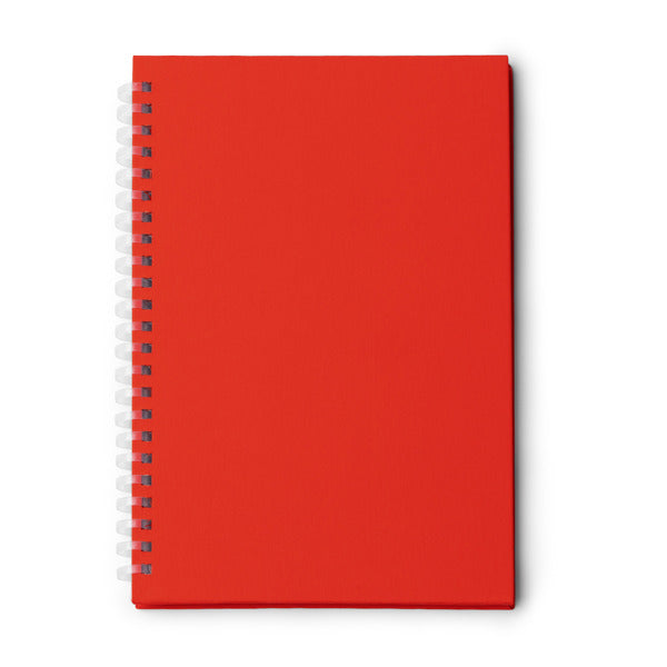Stamina Mistrol RPET notebook A5 in red, ready for logo printing