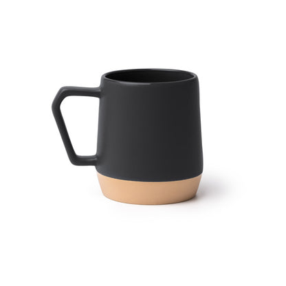 Stamina Tidak ceramic mug 320 ml in black, ready for logo printing