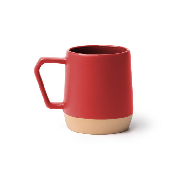 Stamina Tidak ceramic mug 320 ml in red, ready for logo printing