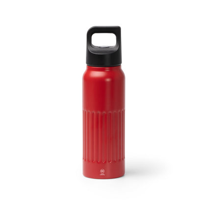 Stamina Moroni recycled stainless steel vacuum flask in dark red, ready for laser engraving
