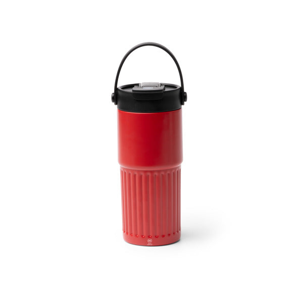 Stamina Tumbat recycled stainless steel thermal cup 600 ml in dark red, ready for laser engraving