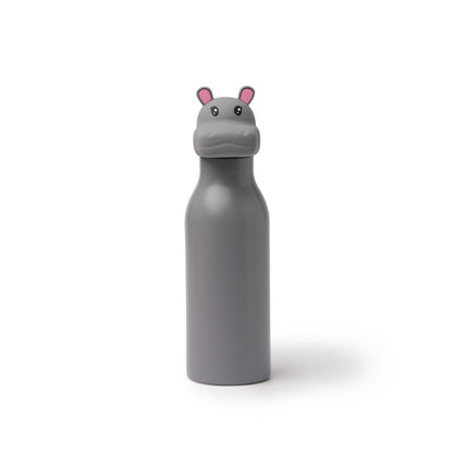 Stamina Flyn stainless steel and PP vacuum flask 450 ml in grey, ready for laser engraving