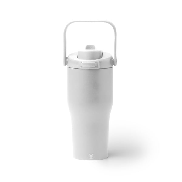 Stamina Mapet stainless steel and PP vacuum flask 550 ml in white, ready for laser engraving