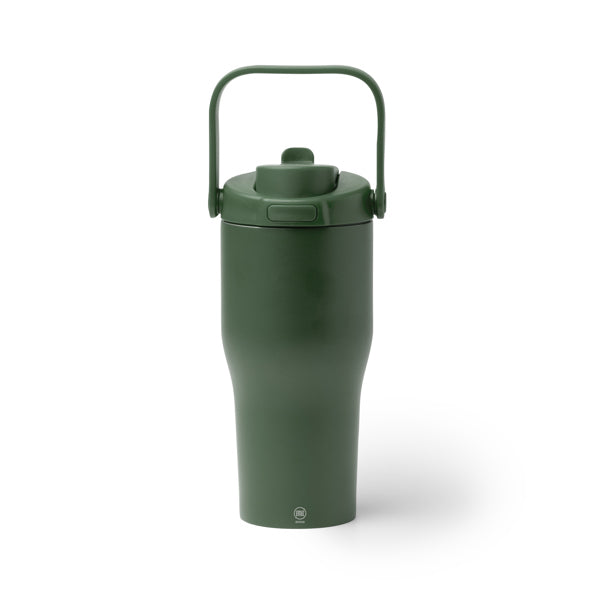 Stamina Mapet stainless steel and PP vacuum flask 550 ml in dark green, ready for laser engraving