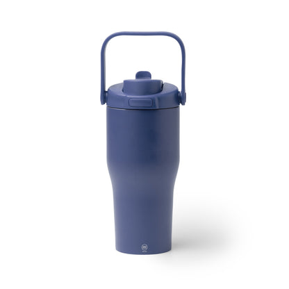 Stamina Mapet stainless steel and PP vacuum flask 550 ml in navy blue, ready for laser engraving