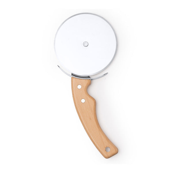 Stamina Zaneti stainless steel and wood kitchen accessory in beige, ready for laser engraving
