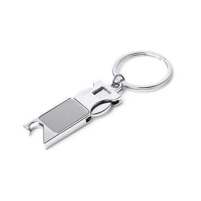 Stamina Libok metal keyring, ready for laser engraving