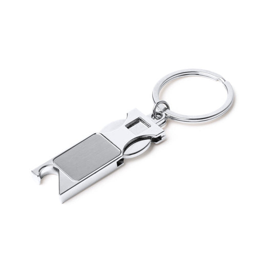 Stamina Libok metal keyring, ready for laser engraving