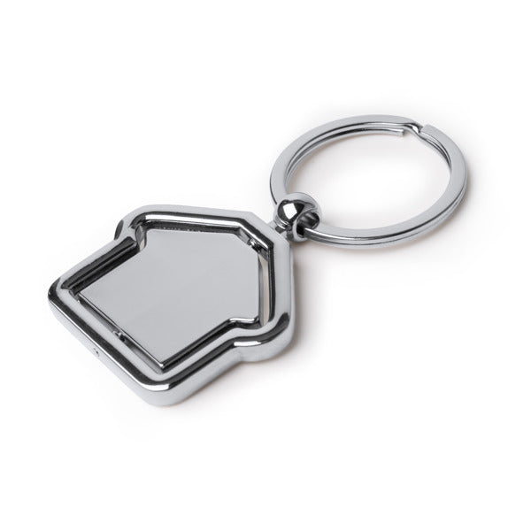 Stamina Tudor rotating metal keyring, ready for laser engraving