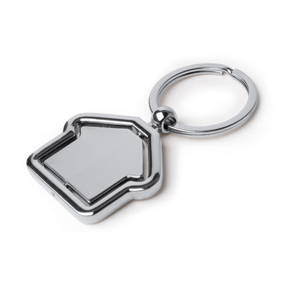 Stamina Tudor rotating metal keyring, ready for laser engraving