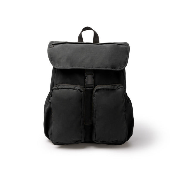 Stamina Kabuki soft nylon drawstring bag in black, ready for logo printing