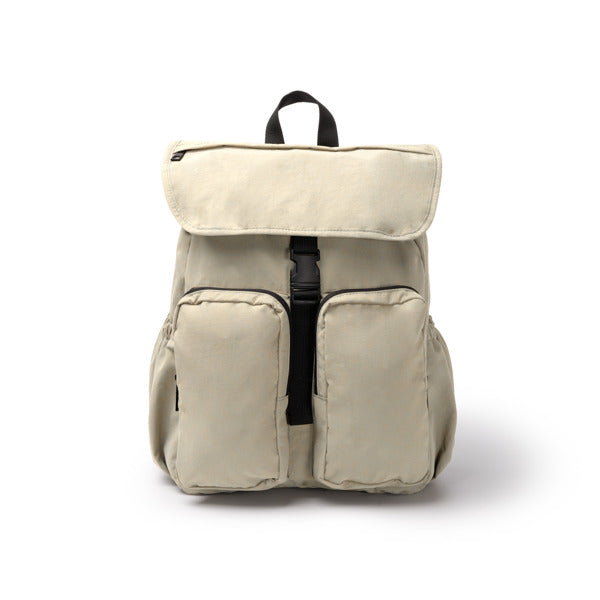 Stamina Kabuki soft nylon drawstring bag in beige, ready for logo printing